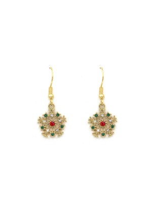 گوشواره زنانه طرح کریسمس 4