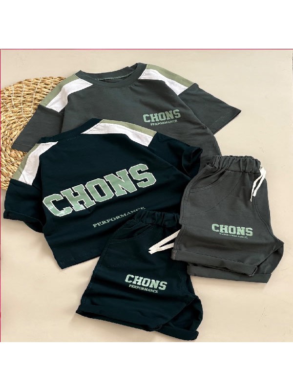 تیشرت شلوارک بچگانه طرح Chons کد 5060