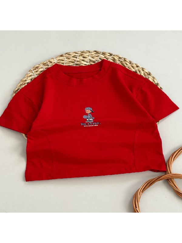 تیشرت بچگانه طرح اسکیت سوار کد 5059