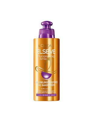 کرم مو بعد حمام لورآل Loreal مدل Mucizevi Yag (نارنجی) حجم 200 میلي لیتر