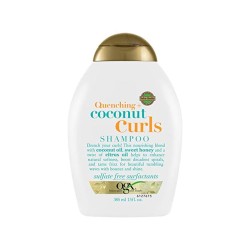 شامپو مو فاقد سولفات او جی ایکس OGX مدل Coconut Curls حجم 385 میلی لیتر