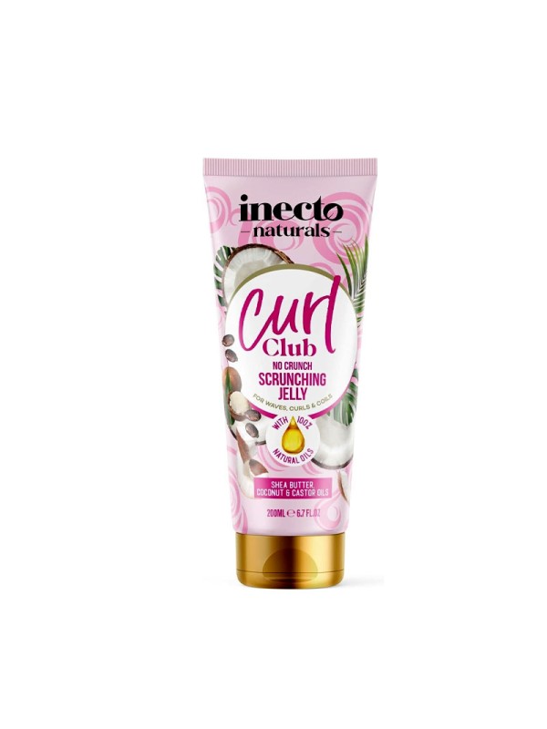 ژل مو تیوپی مخصوص مو فر اینکتو Inecto سری Curl حاوی عصاره نارگیل حجم 200 میلی لیتر