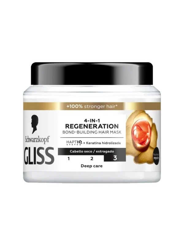 ماسک مو گلیس GLISS مدل REGENERATION حجم 400 میلی لیتر