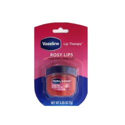 بالم لب کارتی وازلین Vaseline مدل Rosy حجم 7 میلی لیتر