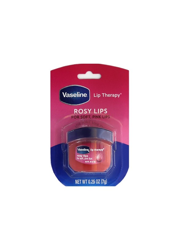 بالم لب کارتی وازلین Vaseline مدل Rosy حجم 7 میلی لیتر