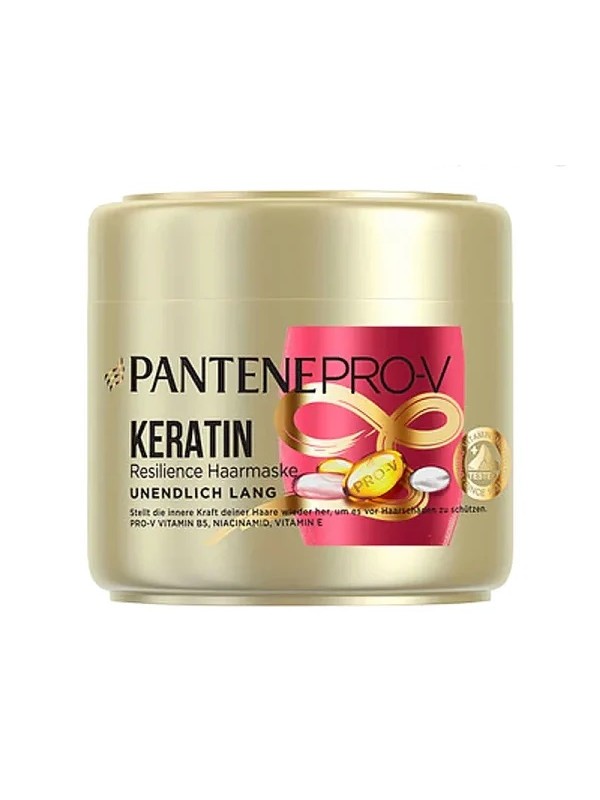 ماسک مو کاسه ای پنتن Pantene مدل Unendlich Lang (صورتی) حجم 300 میلی لیتر