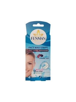 نوار موبر صورت فنمن FENMAN مدل Sensitive (آبی) بسته 12 عددی