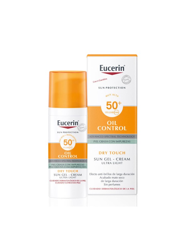 ژل کرم ضدآفتاب اوسرین EUCERIN مدل Oil Control حجم 50 میلی لیتر