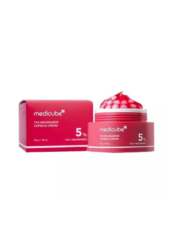 کرم کپسولی نیاسینامید مدی کیوب MEDICUBE مدل TXA NIACINAMIDE وزن 55 گرم