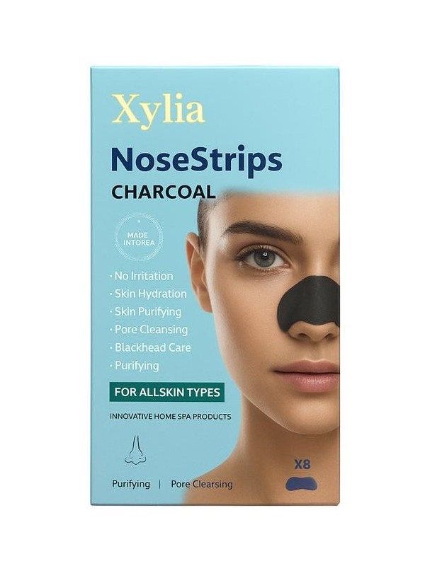 چسب بینی اکسلیا XYLIA مدل CHARCOAL بسته 6 عددی