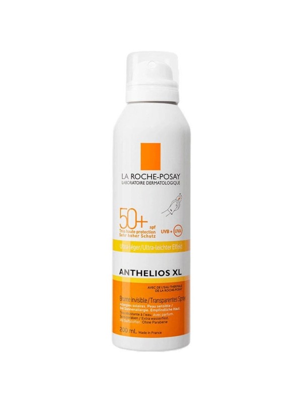 اسپری ضد آفتاب لاروش پوزای LA ROCHE-POSAY سری ANTHELIOS مدل ULTRA LIGHT SPF+50 حجم ۲۰۰ میلی لیتر