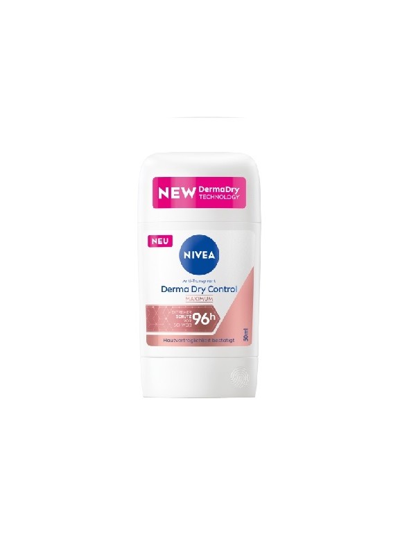 استیک ضد تعریق زنانه نیوا NIVEA مدل Derma DRY Control حجم 50 میلی لیتر
