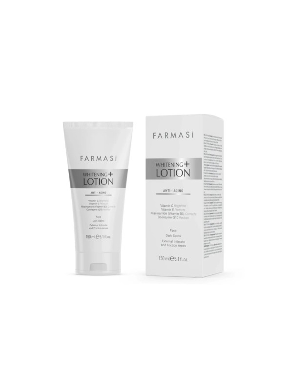 لوسیون روشن کننده و ضد پیری فارماسی FARMASI مدل WHITING+LOTION حجم 150 میلی لیتر