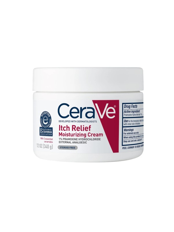 کرم مرطوب‌ کننده و ضد خارش سراوی CeraVe Itch Relief
