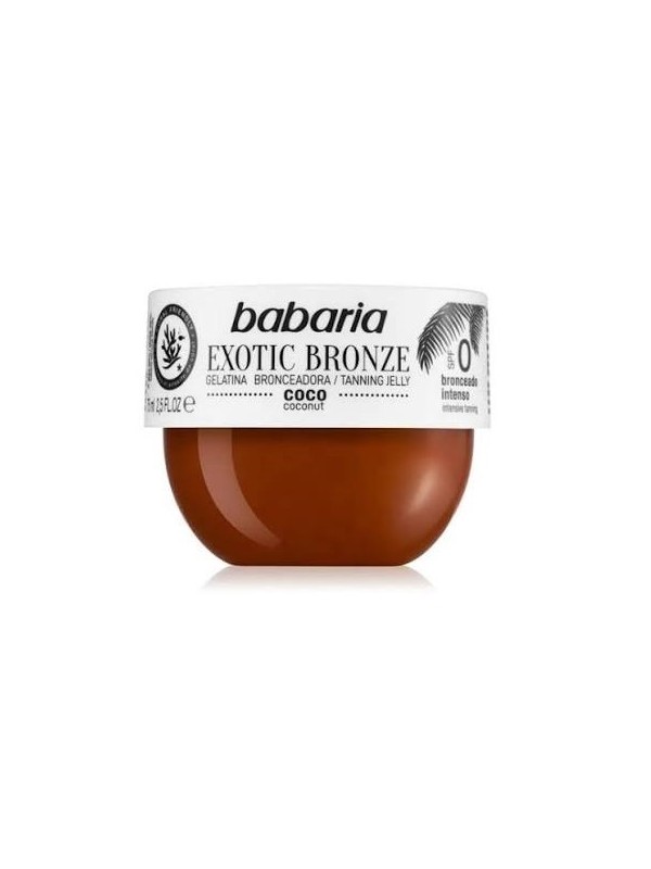 ژل برنزه کننده بدن نارگیل باباریا BABARIA مدل COCO SPF0 حجم 300 میلی لیتر