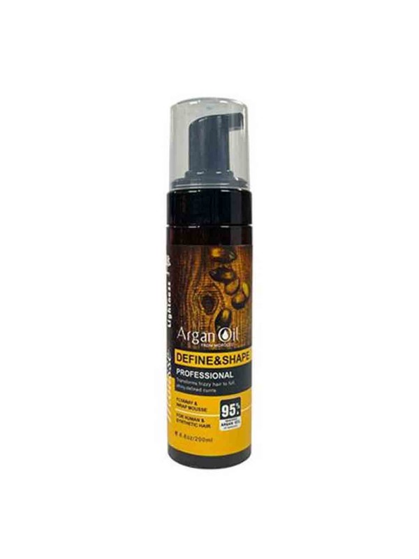 موس مو لایت نس LIGHTNESS مدل ARGAN OIL حجم 200 میلی لیتر
