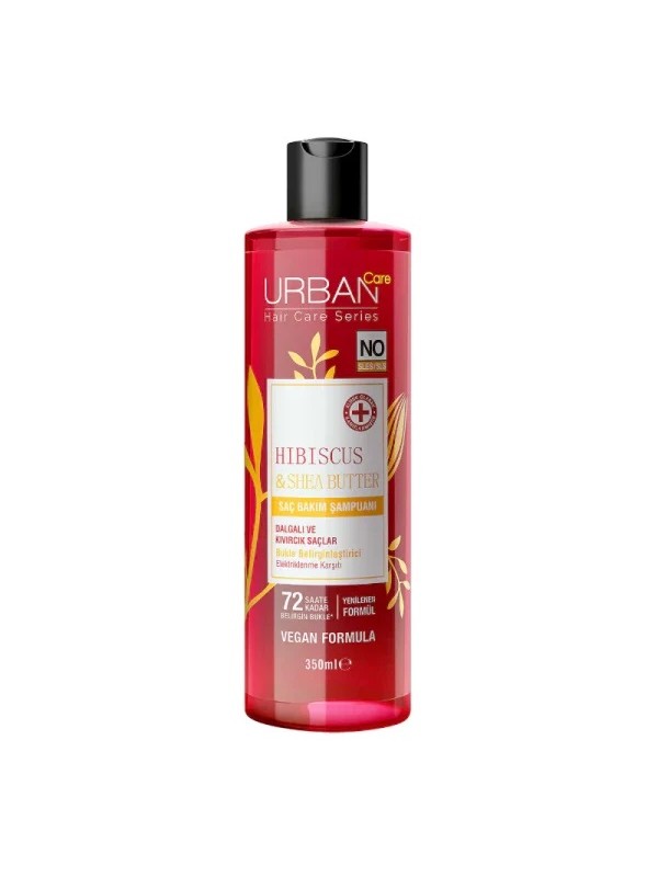 شامپو مو اوربان مدل HIBISCUS & SHEA BUTTER حجم 350 میل