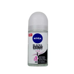 رول ضد تعریق زنانه نیوآ Nivea مدل Black and White Invsible Clear حجم 50 میلی لیتر