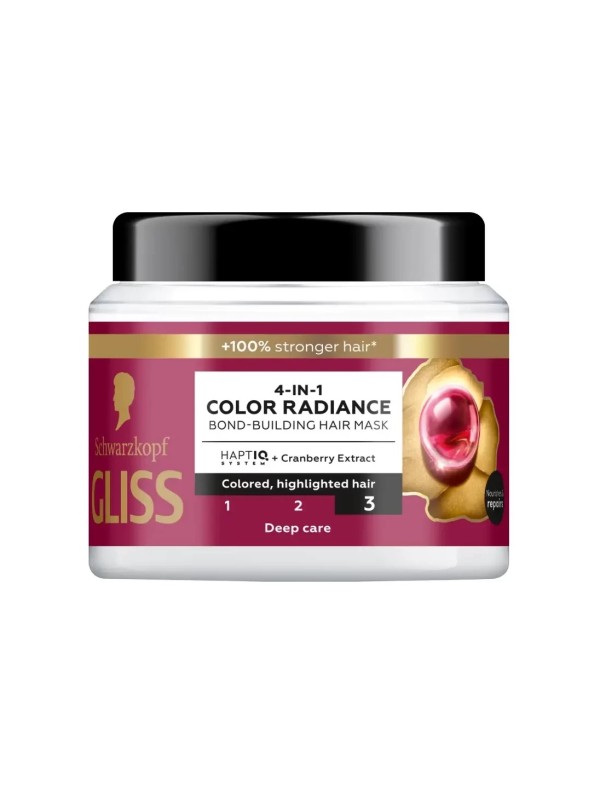 ماسک مو گلیس مدل Colour Radiance حجم 400 میل