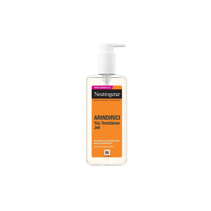 ژل شست و شوی صورت نیتروژنا NEUTROGENA مدل ARINDIRICI حجم 200 میلی لیتر