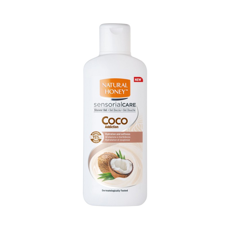 شامپو بدن نچرال هانی NATURAL HONEY مدل COCO (سفید) حجم 650 میلی لیتر