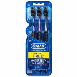 مسواک اورال بی ORAL_B مدل CROSS ACTION بسته 3 عددی