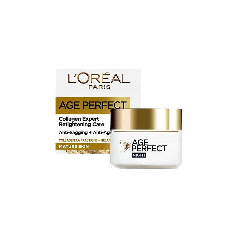 کرم آبرسان شب لورآل Loreal مدل Age Perfect حجم 50 میلی لیتر