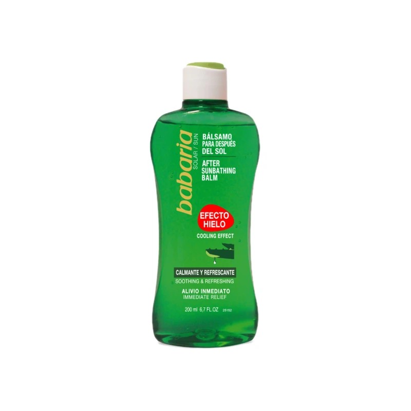 ژل بعد آفتاب باباریا BABARIA مدل ALOE VERA حجم 200 میلی لیتر