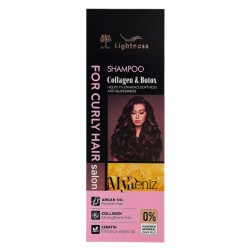 شامپو مو فاقد سولفات موی فر لایت نس LIGHTNESS مدل COLLAGEN & BOTOX حجم 900 میلی لیتر