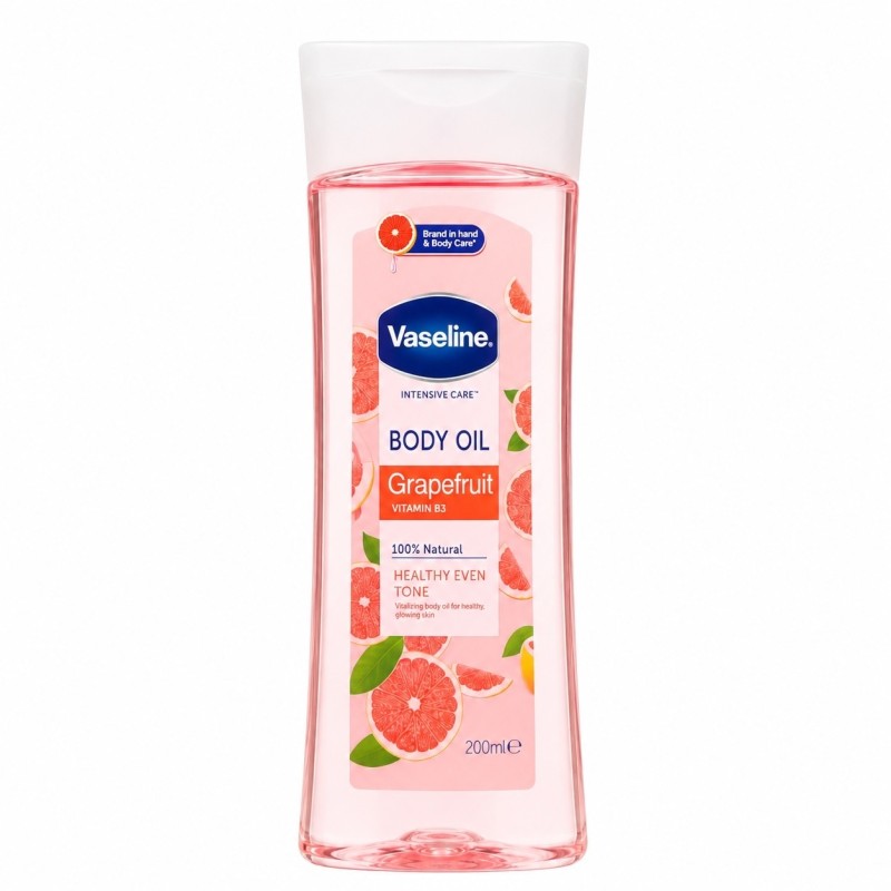 روغن بدن وازلین VASELINE مدل GRAPEFRUIT (گریپ فروت) حجم 200 میلی لیتر