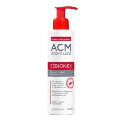 ژل شست و شوی صورت و بدن ضد لک ای سی ام ACM مدل SEBIONEX حجم 200 میلی لیتر