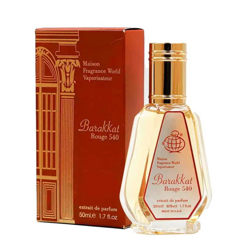 ادوپرفیوم زنانه فراگرنس ورد مدل BARAKKAT ROUGE قرمز حجم 50 میل