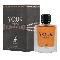 ادوپرفیوم مردانه الحمبرا مدل YOUR TOUCH حجم 100 میل