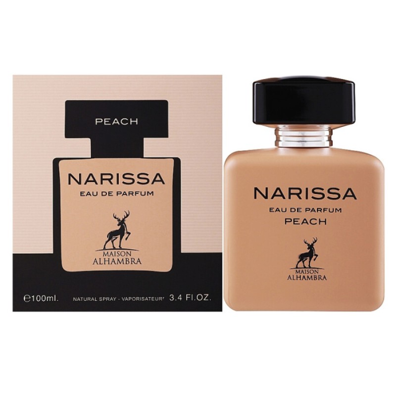 ادوپرفیوم زنانه الحمبرا مدل  NARISSA Peach حجم 100 میل