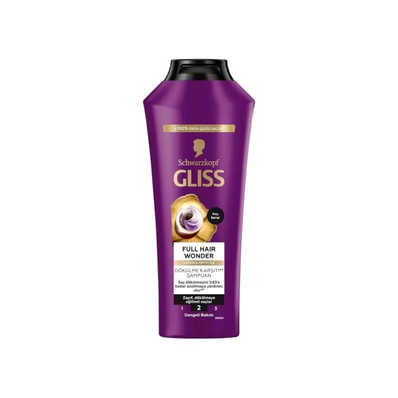 شامپو مو گلیس GLISS مدل OIL NUTRITIVE (بنفش) حجم 400 میلی لیتر
