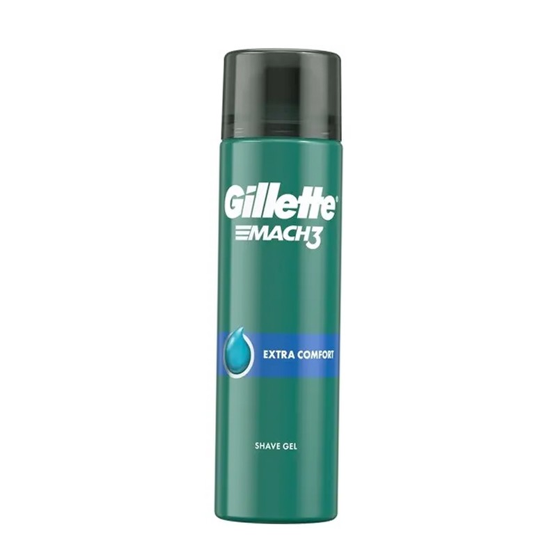 ژل اصلاح مردانه Gillette ژیلت سری Mach3 مدل Extera Comfort حجم 200 میلی لیتر