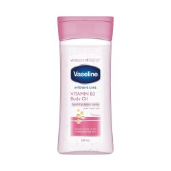 روغن بدن وازلین VASELINE مدل VITAMIN B3 (صورتی) حجم 200 میلی لیتر
