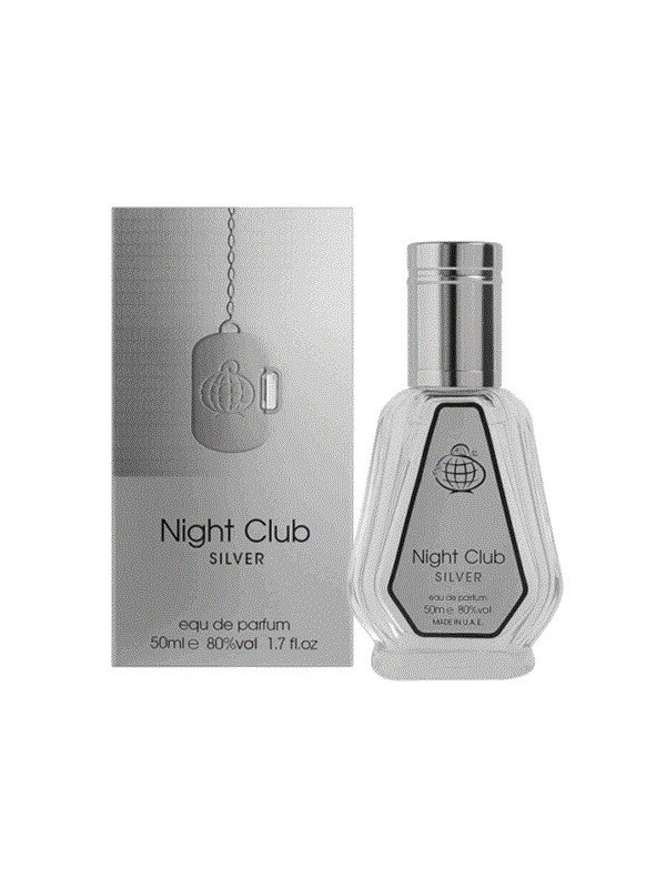 ادوپرفیوم فرگرانس ورد مدل Night Club SILVER حجم 50 میل