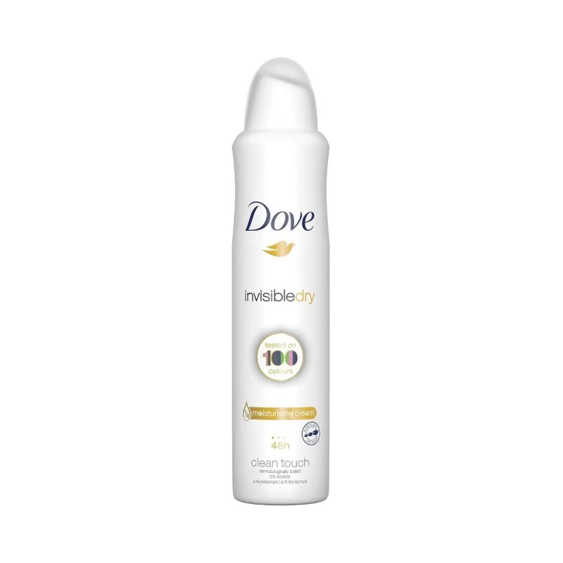 اسپری ضد تعریق داو مدل Tested ON 100 Colours Clean Touchحجم 250 میل - انگلیس