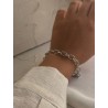 دستبند زنانه زنجیر تیفانی - رنگ نقره ای