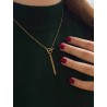 گردنبند زنانه مدل طرح طلا