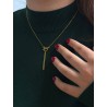 گردنبند زنانه مدل طرح طلا