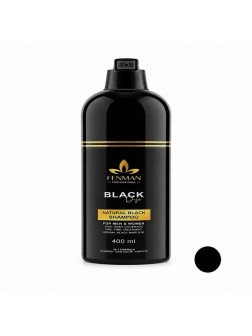 شامپو رنگ مو فنمن مدل BLACK (مشکی) حجم 400 میل