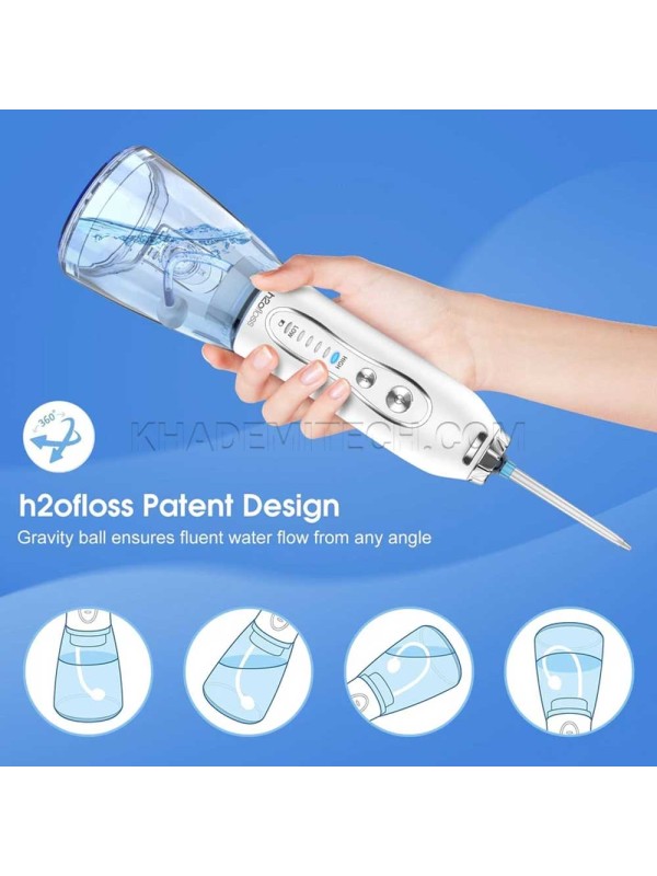 دستگاه شست و شوی دهان و دندان اچ تو اوفلس مدل h2ofloss HF-6 مشکی