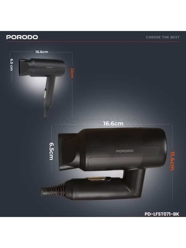 سشوار پرودو مدل PORODO 1200W LFST071