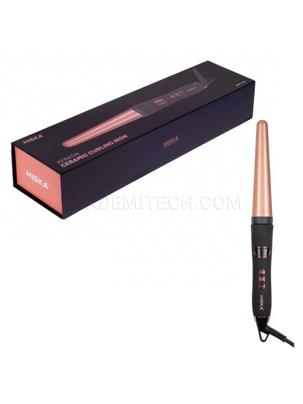 فر کننده و کرلی مو هیسکا مدل  HISKA H5321 Keratin Ceramic
