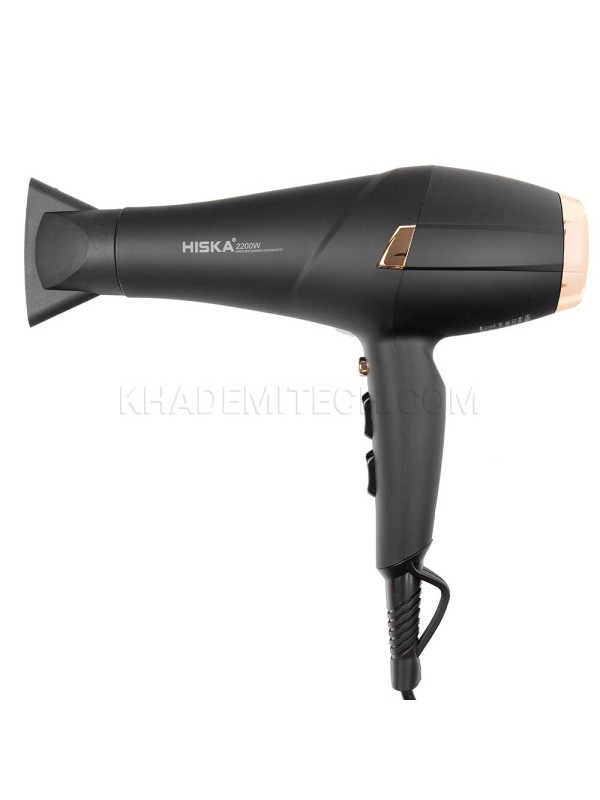 سشوار حرفه‌ای هیسکا مدل HISKA H5257 2200W مشکی