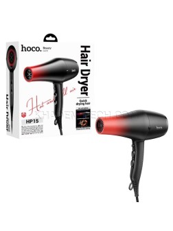 سشوار حرفه‌ای هوکو مدل HOCO HP15 مشکی قرمز