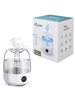 دستگاه بخور و رطوبت ساز اولتراسونیک هوشمند کوئیک مدل QUIK QH21 سفید