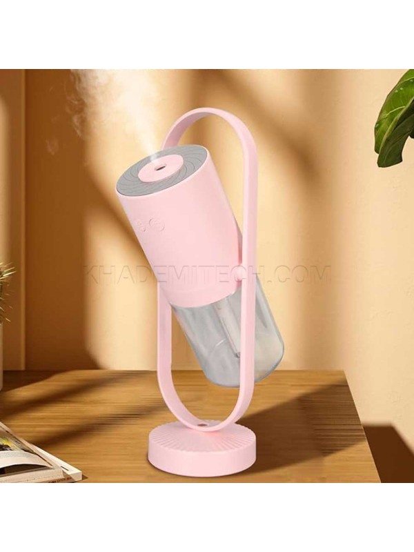 دستگاه بخور سرد و چراغ خواب مدل Humidifier Magic Shadow صورتی